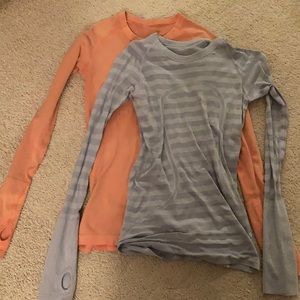 2 lululemon long sleeves